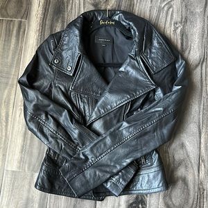 Mackage leather jacket size xxs.